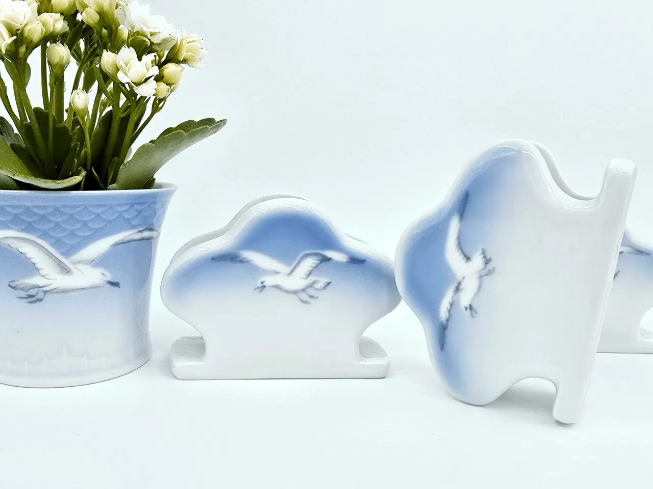 Billede 3 - Mågestel uden guldkant servietholder porcelæn