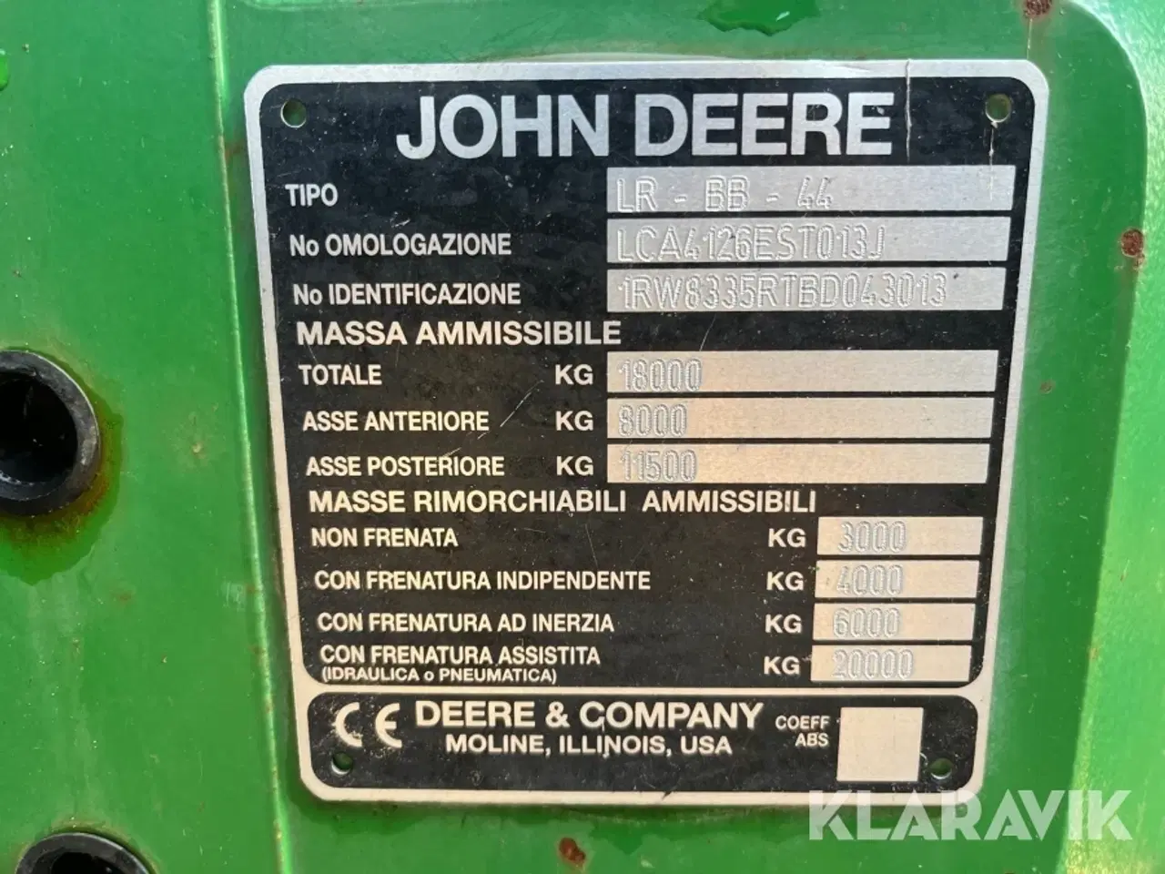 Billede 6 - Traktor John Deere 8335R