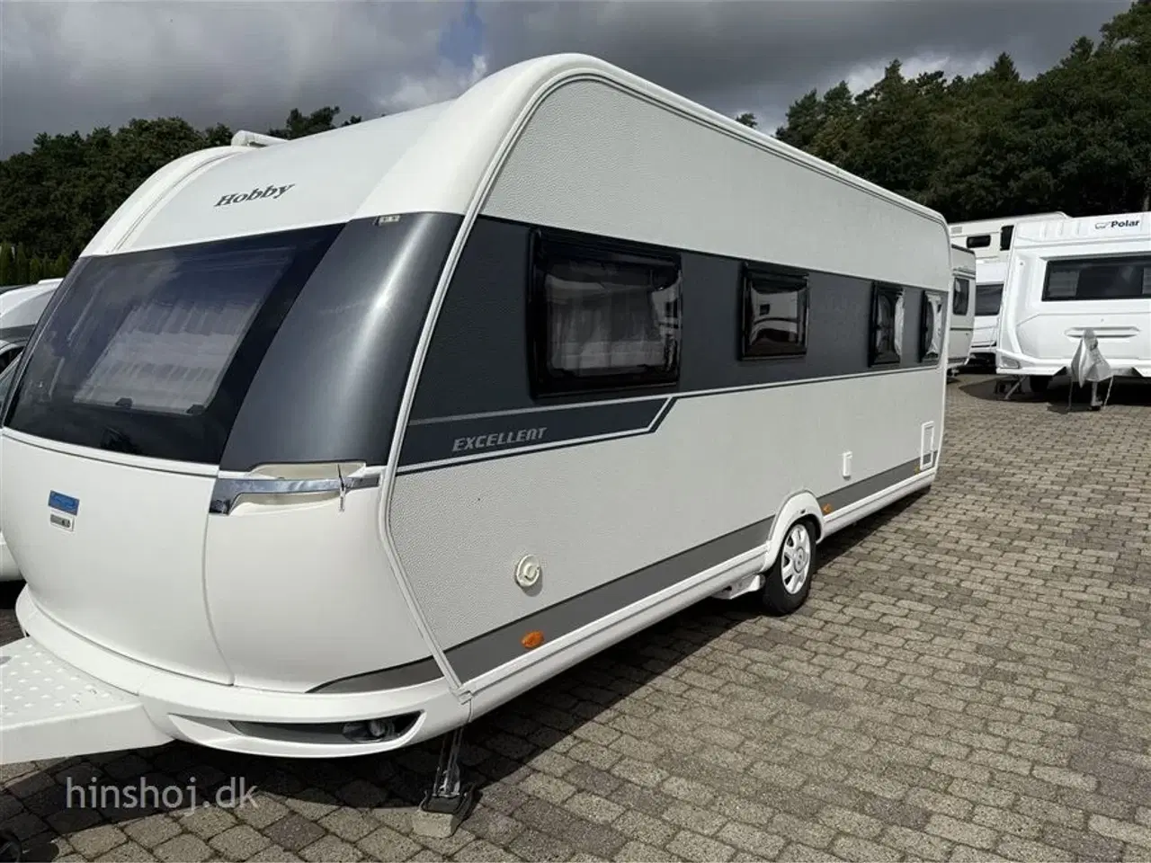 Billede 1 - 2017 - Hobby Excellent 560 WFU   Dejlig vogn med rundsidegruppe og franskseng fra Hinshøj Caravan A/S