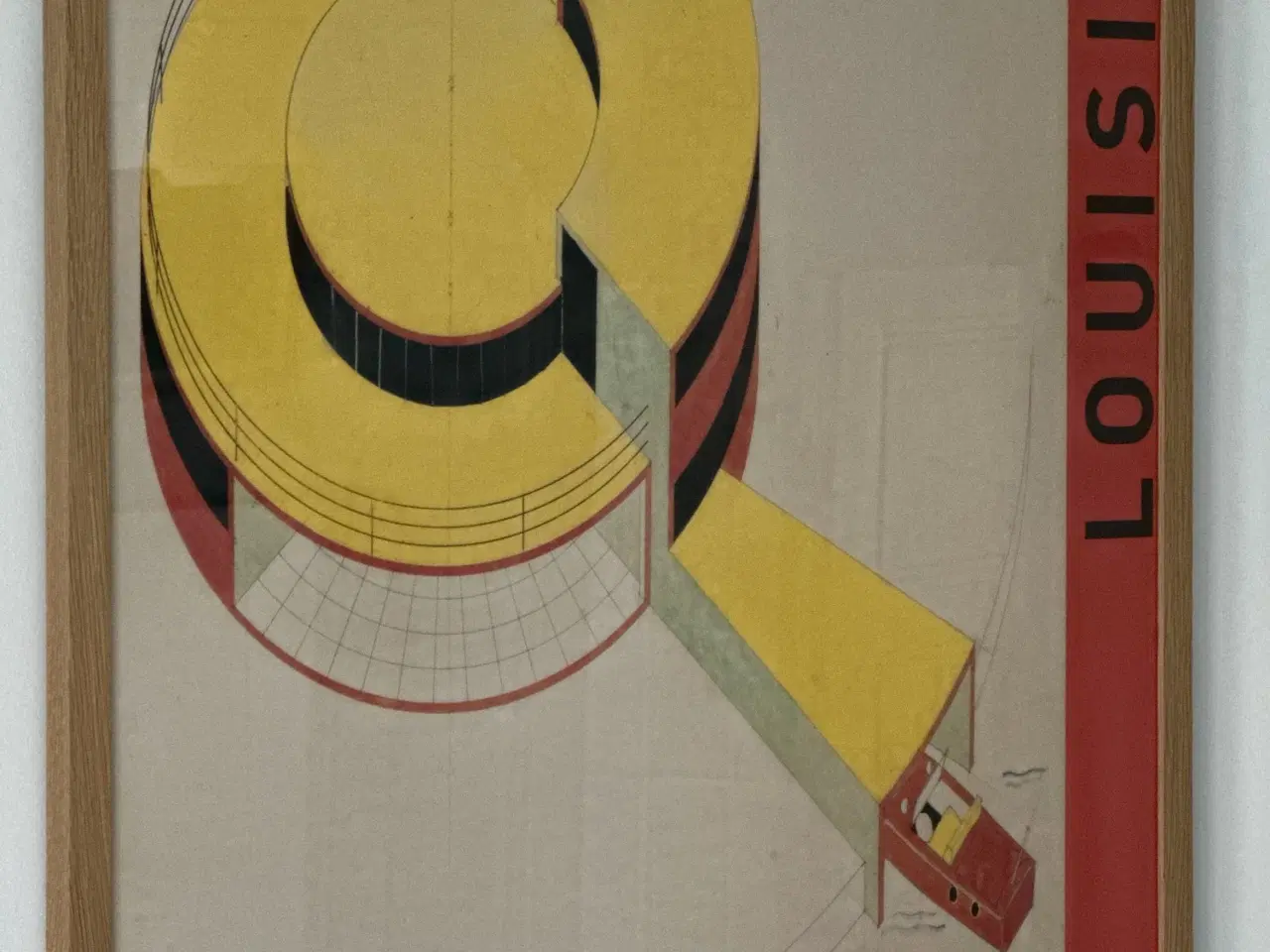 Billede 5 - Fremtidens Hus af Arne Jacobsen indrammet med eget