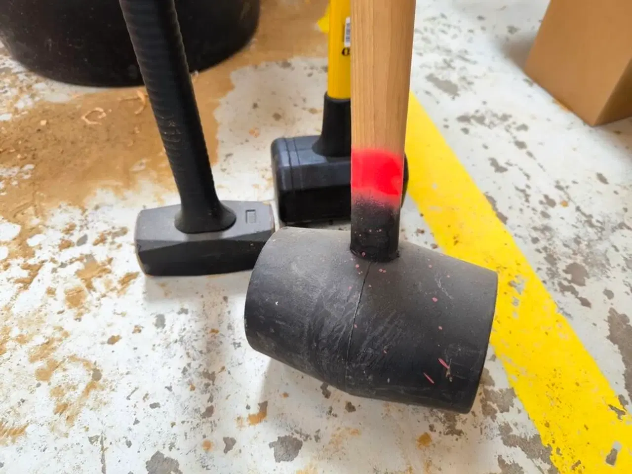 Billede 1 - 3 stk. forhamre (2 stål, 1 gummi)