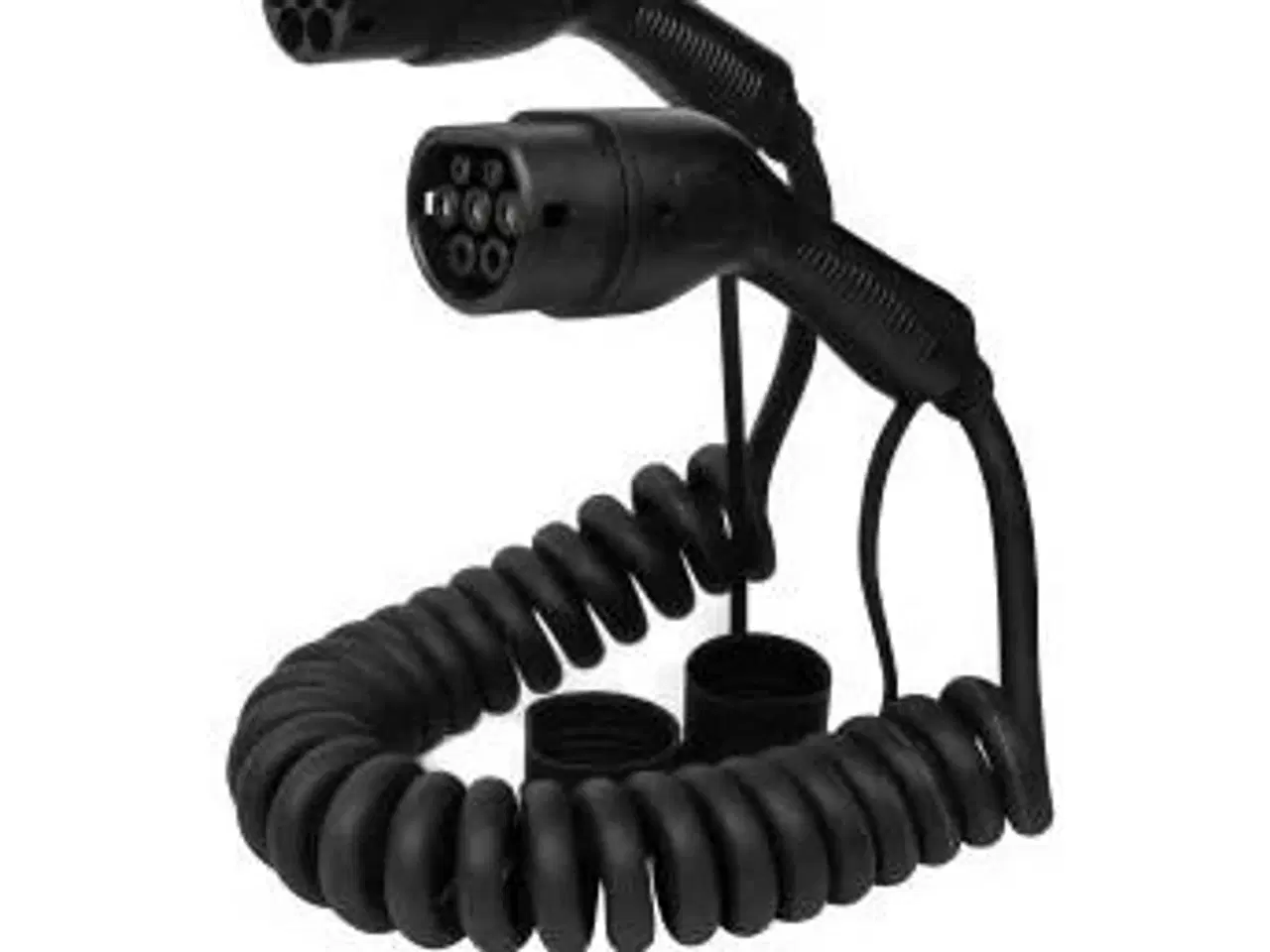 Billede 3 - DEFENZO Spiro ladekabel til elbil Type 2 - AC 22 kW, 7 m, sort