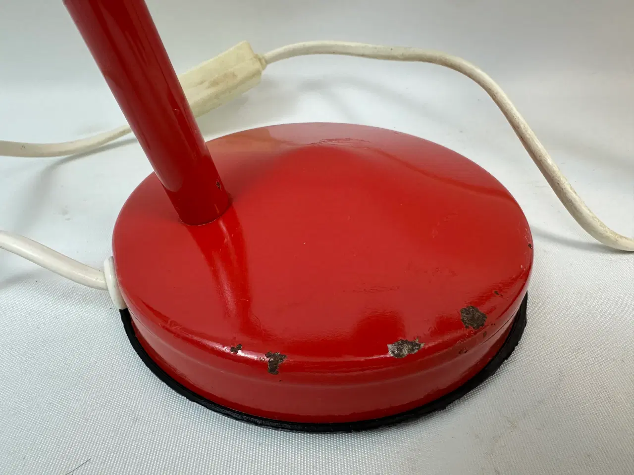 Billede 5 - 2 stk. røde retro bordlamper