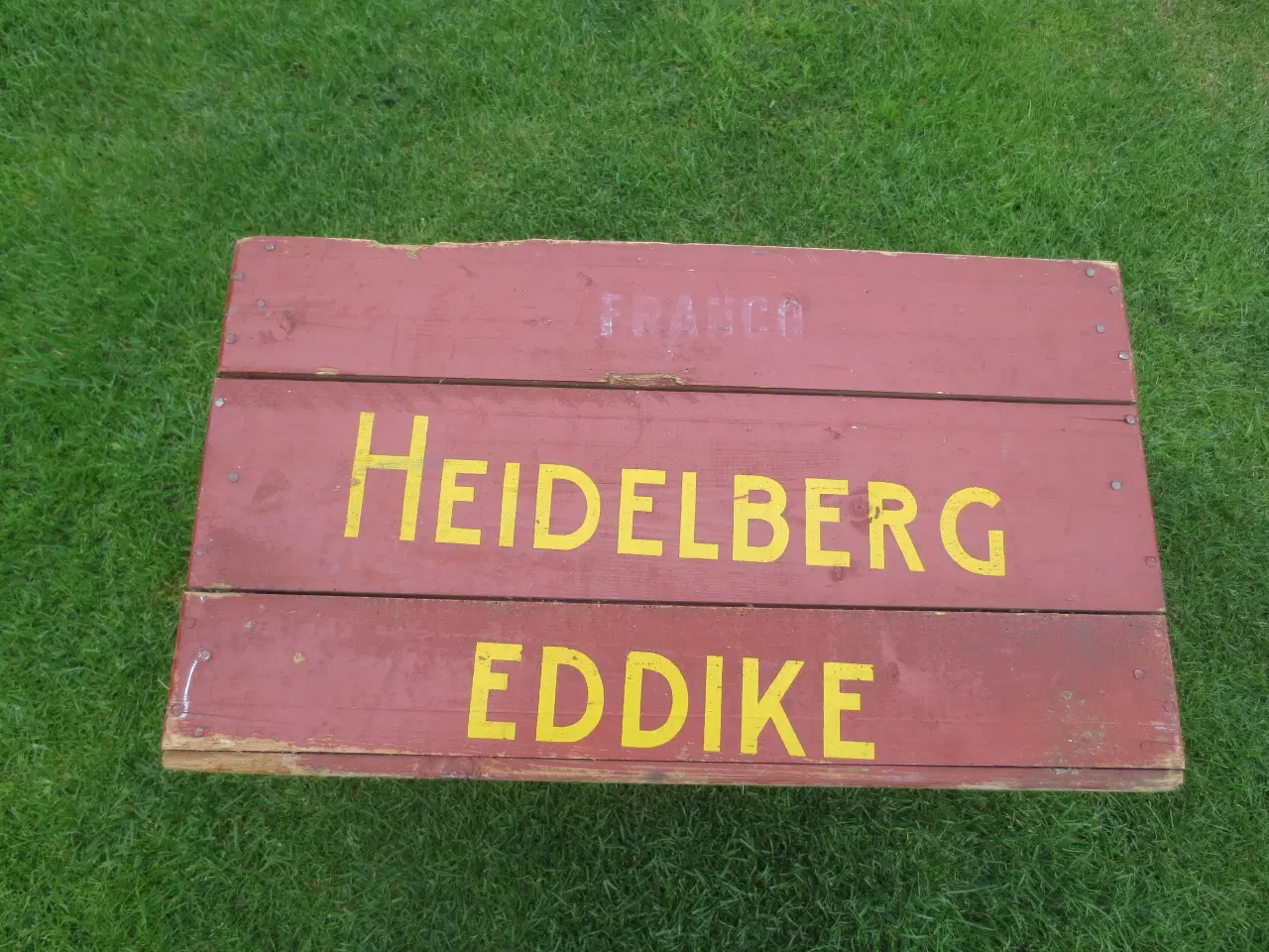 Billede 2 - 1 stk Heidelberg Eddike Trækasse