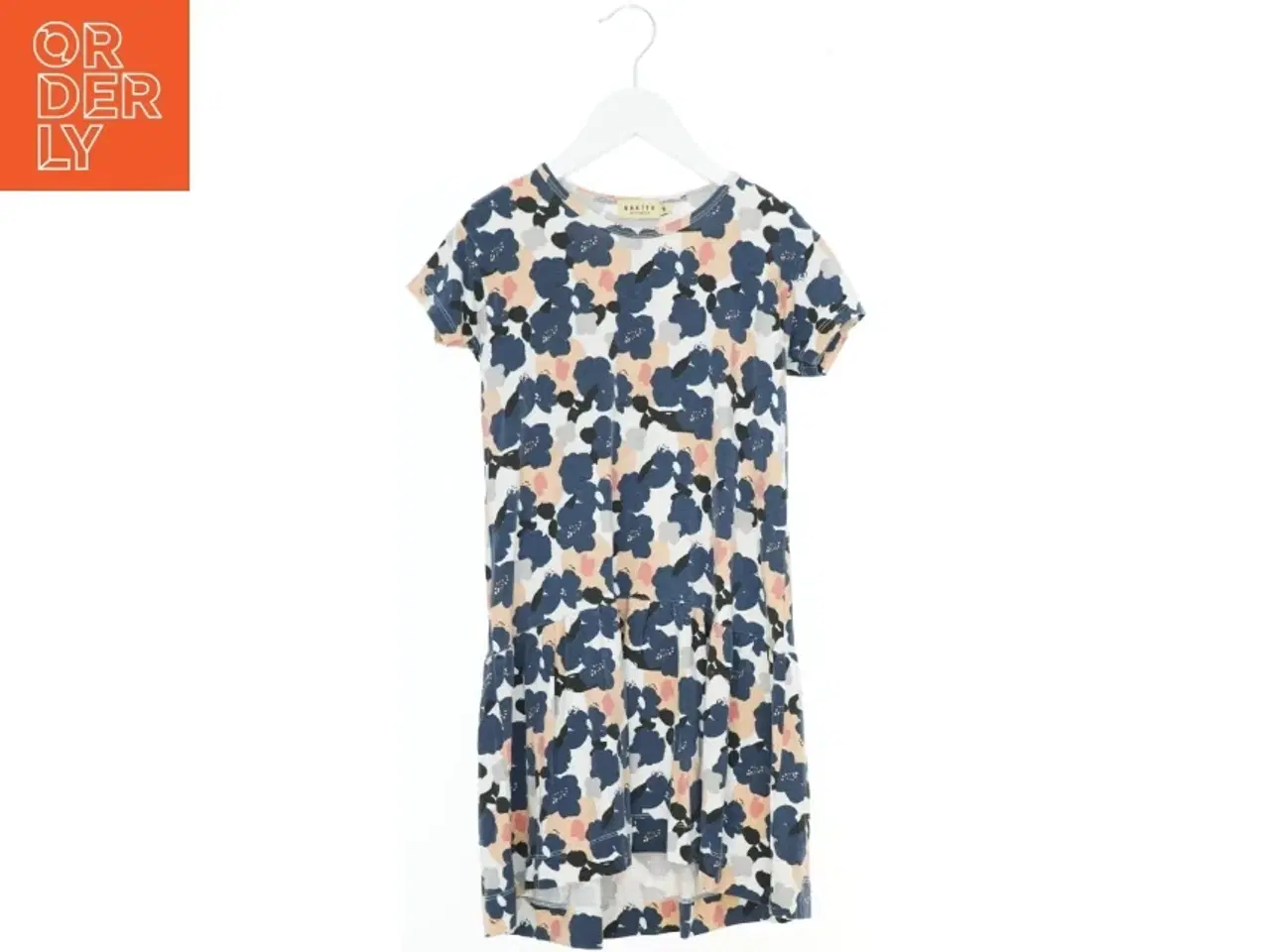 Billede 1 - Blomstret kjole med korte ærmer fra Bakito (str. 128)