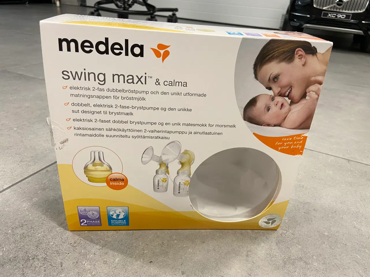 Billede 1 - Medela swing maxi dobbelt pumpe + medela symphony 