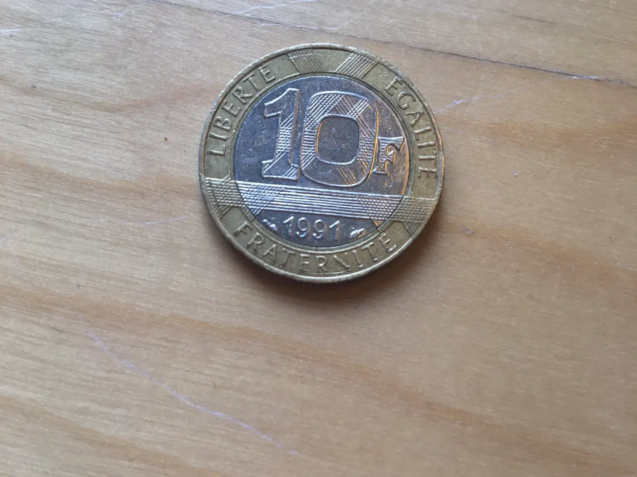 Billede 1 - 10 franc fra frankrig i 1991
