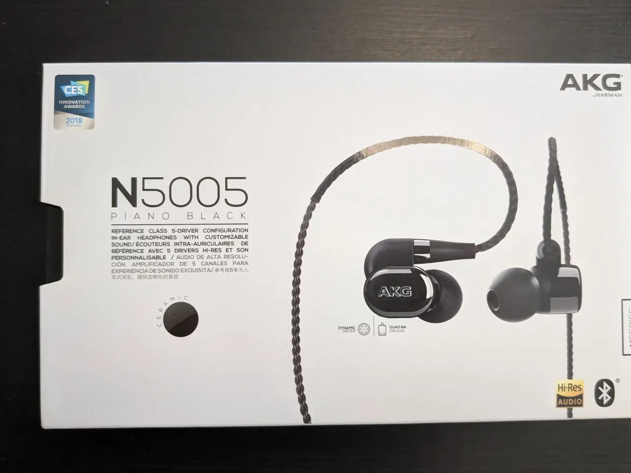 Billede 1 - AKG N5005 In-ear refrerencehovedtelefoner med kabe