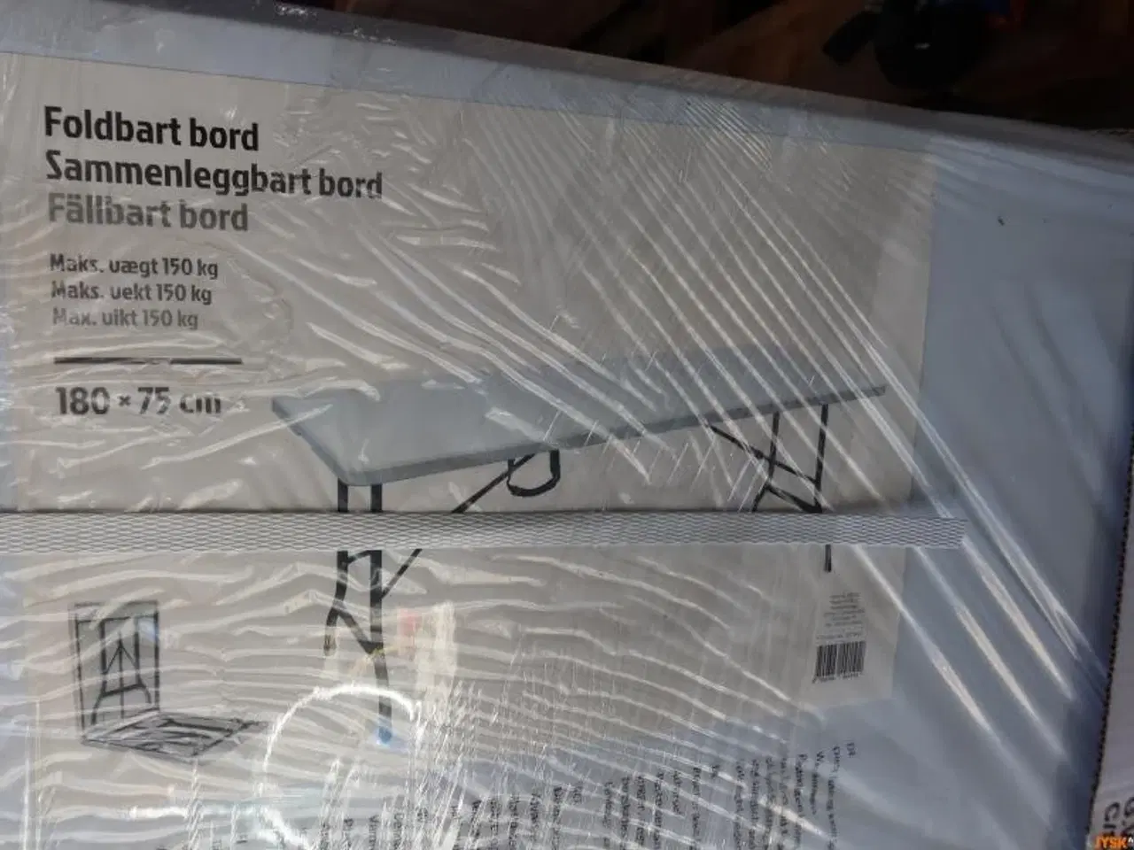 Billede 1 - FOLDBART BORDE,