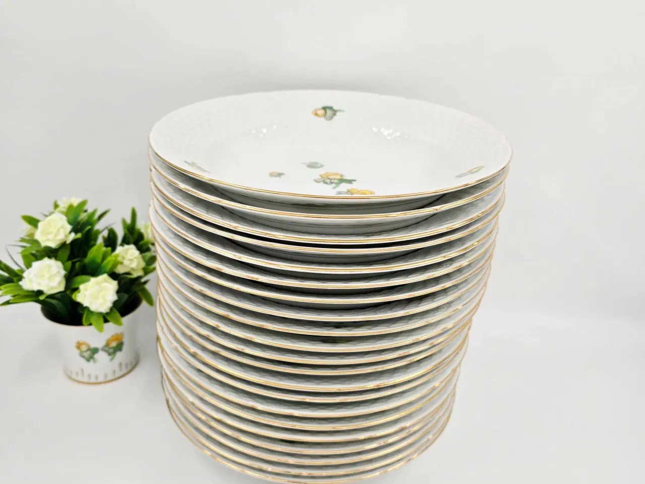 Billede 6 - Erantis Stor Dyb Tallerken Porcelæn