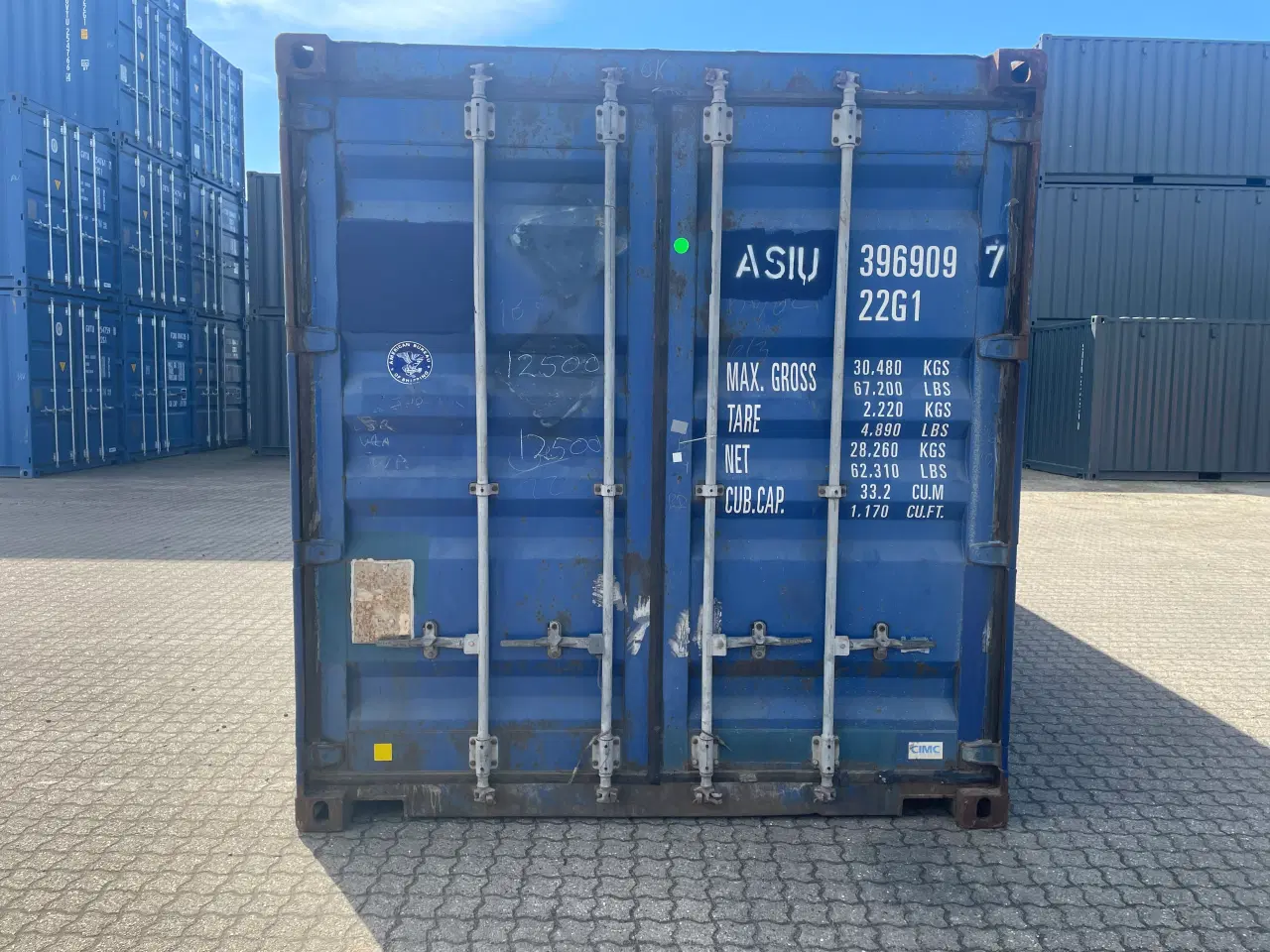 Billede 1 - 20 fods Container- ID: ASIU 396909-7