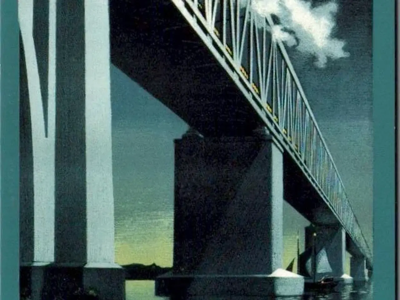 Billede 1 - Lillebæltsbroen - Danske Statsbaner - Postkort - Ubrugt