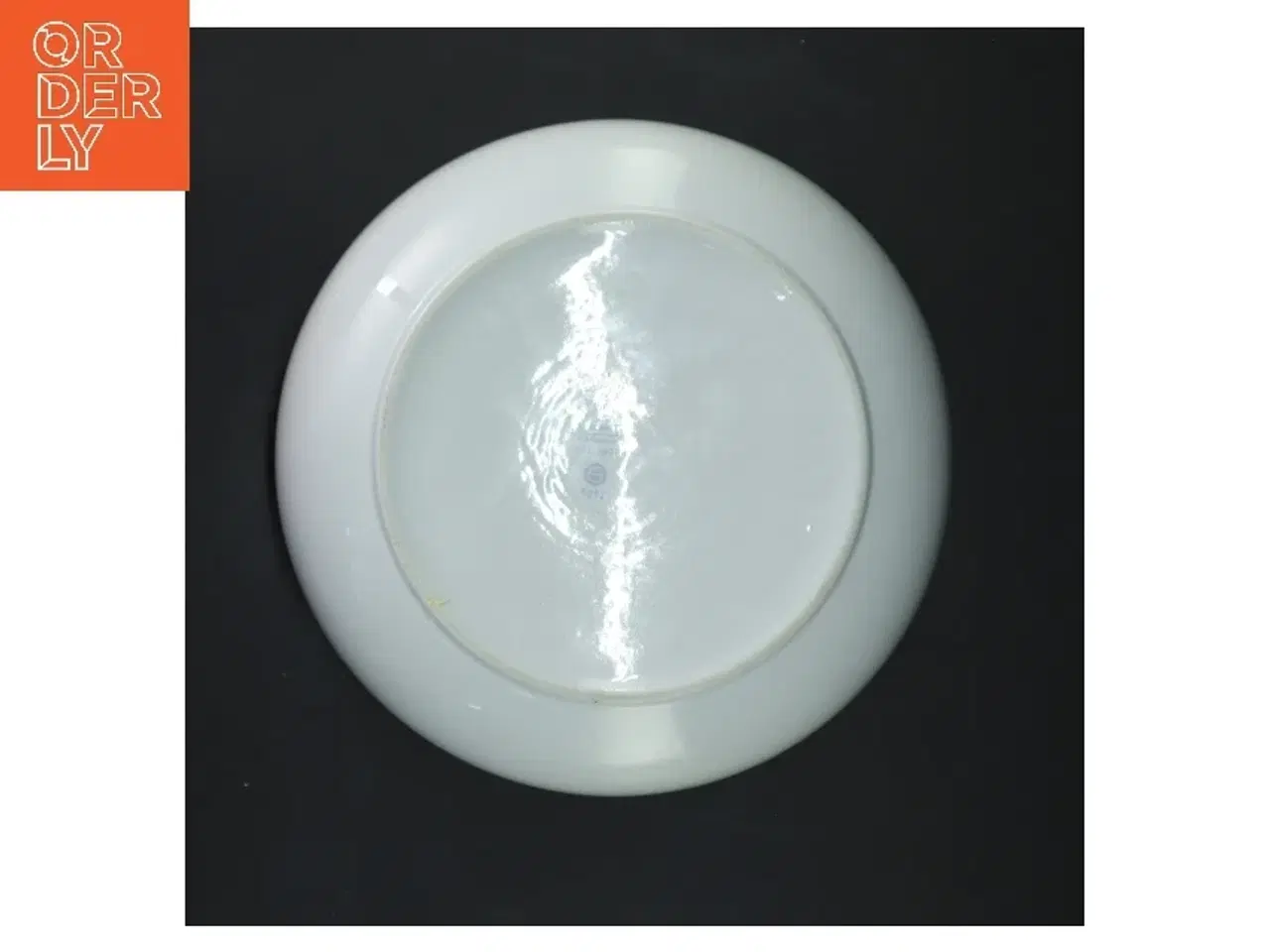 Billede 2 - Hvid keramisk skål fra Royal Copenhagen (str. Ø 20,5 cm) Blåkant