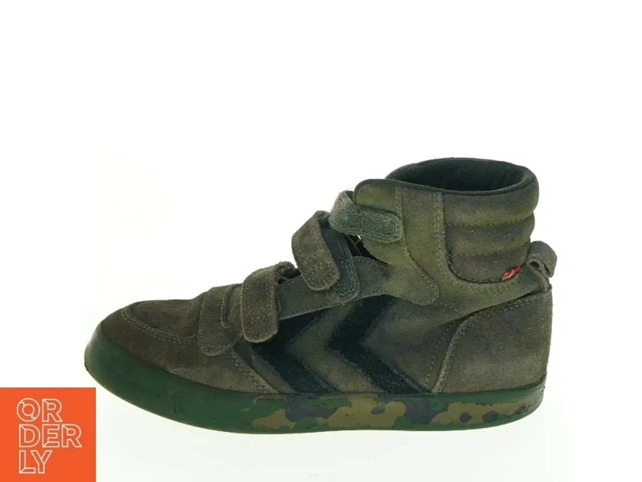 Billede 3 - Grønne sneakers med velcro fra Hummel (str. 34)
