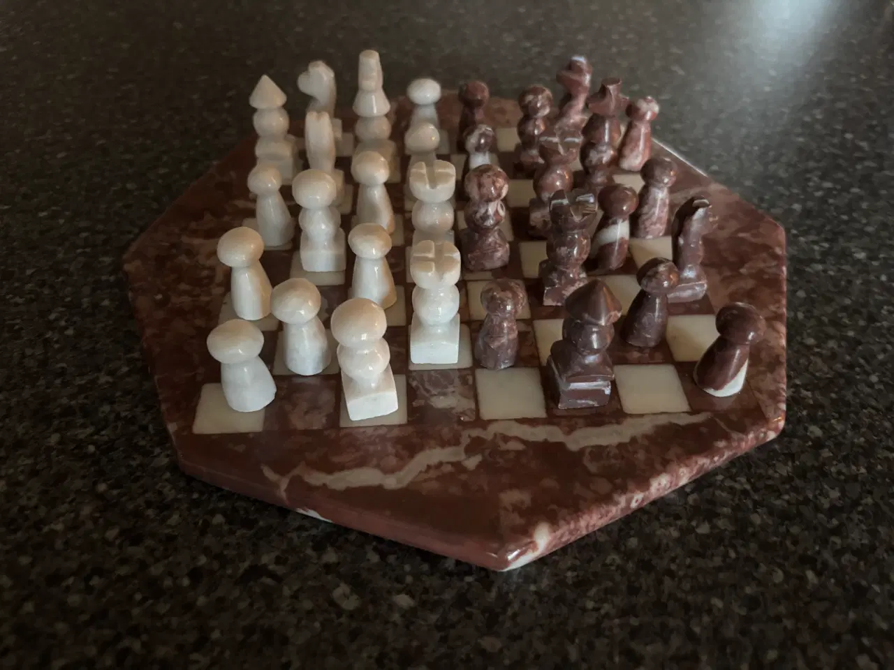 Billede 1 - Skakspil i marmor