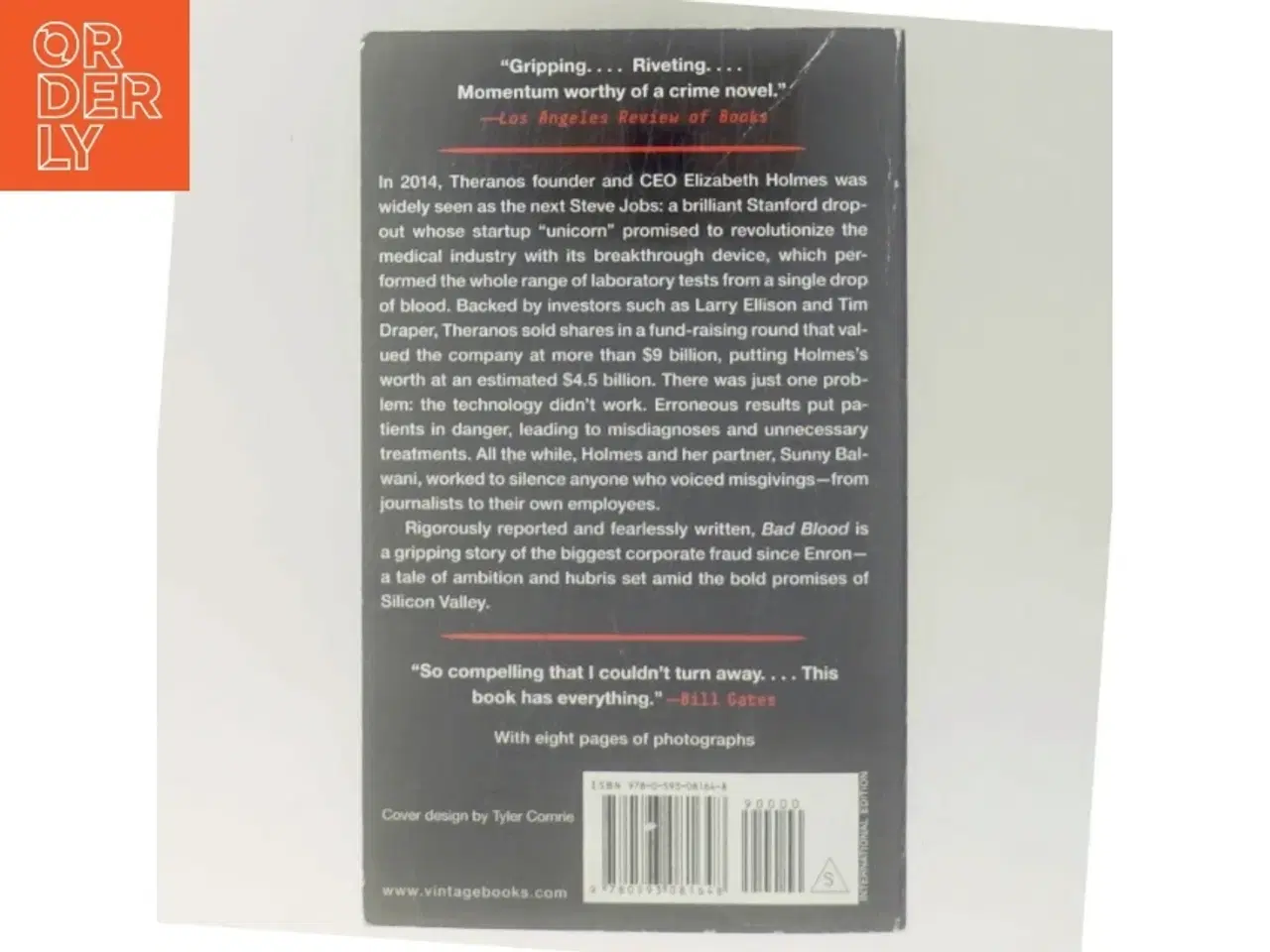 Billede 3 - Bad Blood af John Carreyrou (Bog)