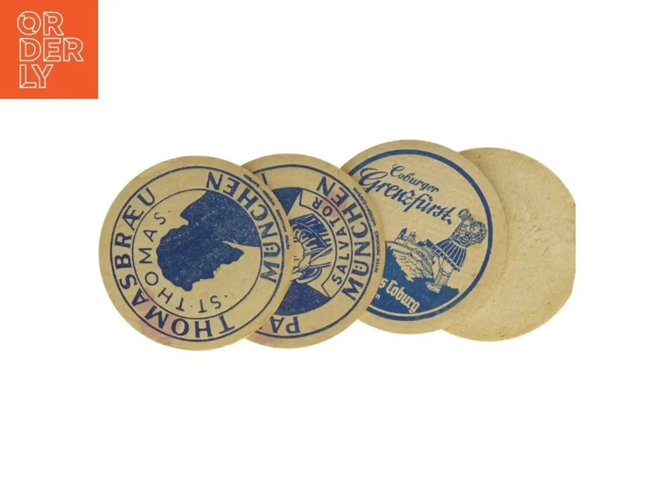 Billede 3 - Vintage ølbrikker (str. Ø. 12 cm)