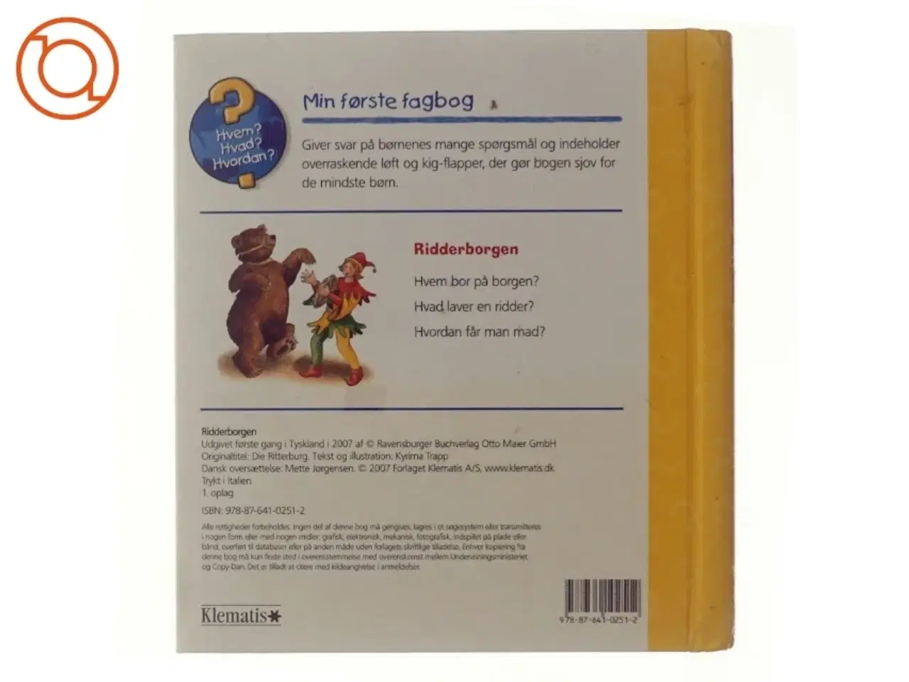 Billede 3 - Ridderborgen af Kyrima Trapp (Bog)