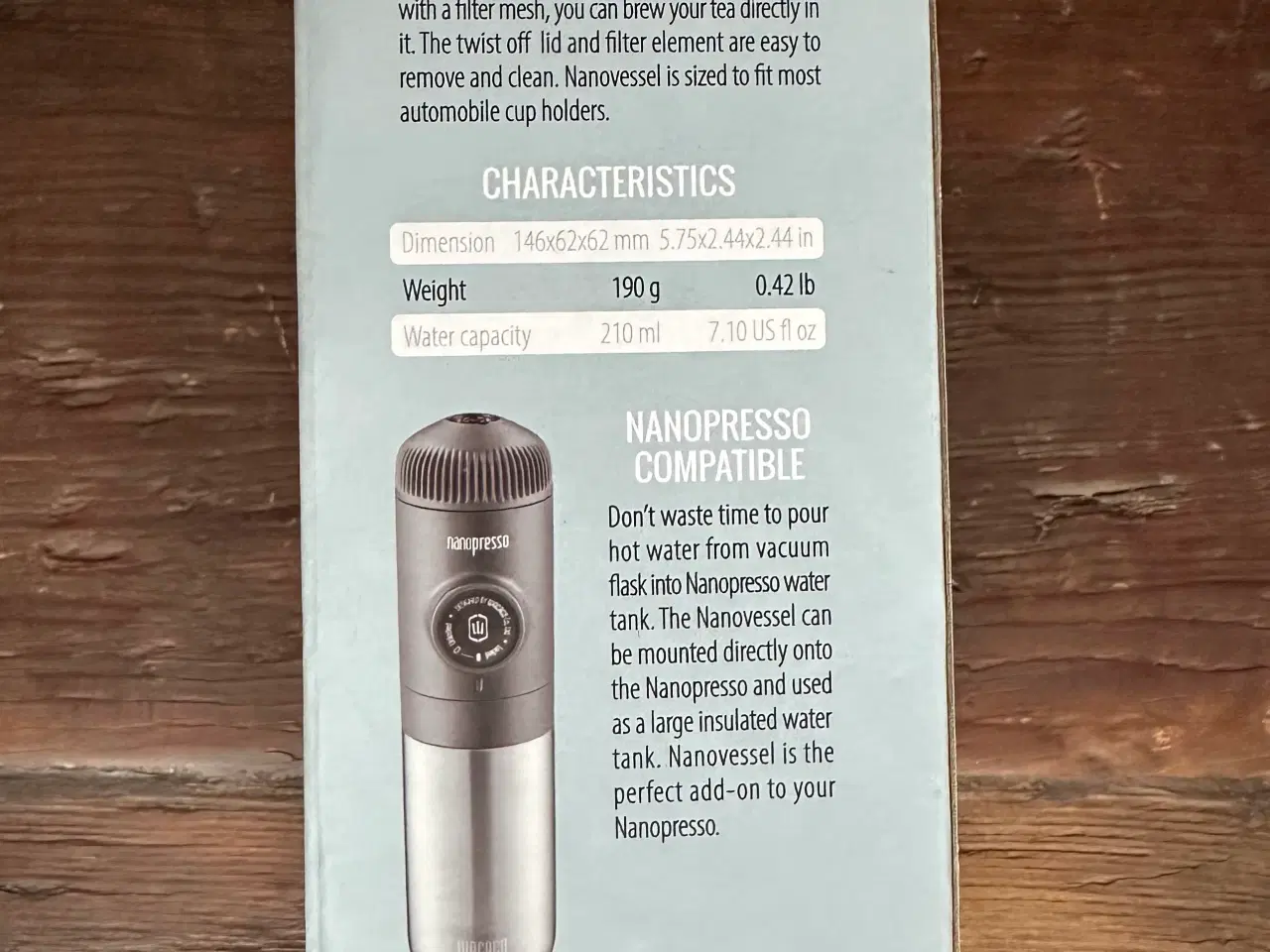 Billede 2 - Wacaco Nanovessel til Nanopresso