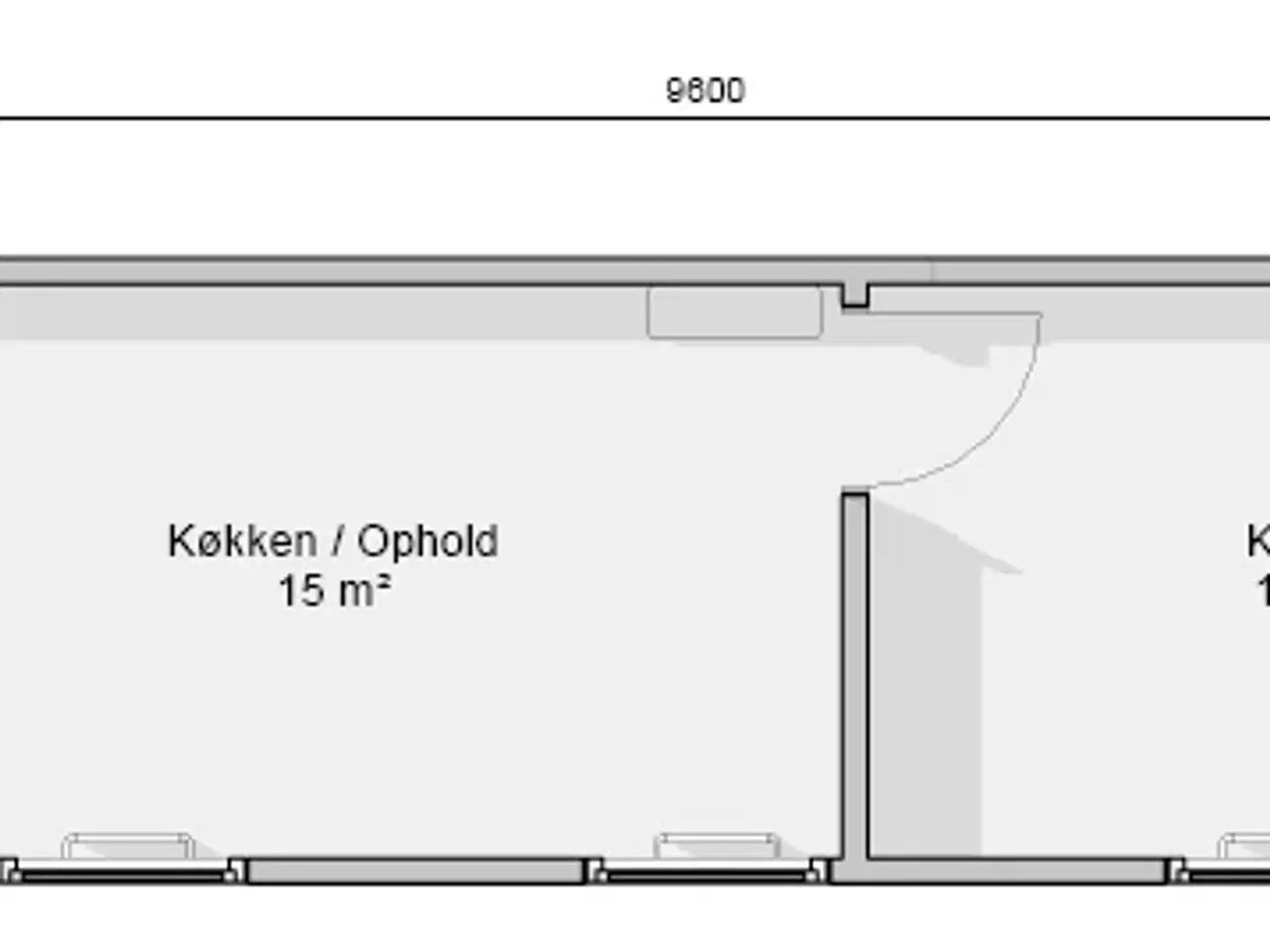 Billede 2 - Ref: 156 Kontormodul