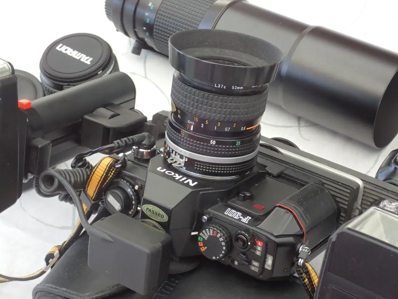 Billede 7 - Nikon F 301 kamera med tilbehør