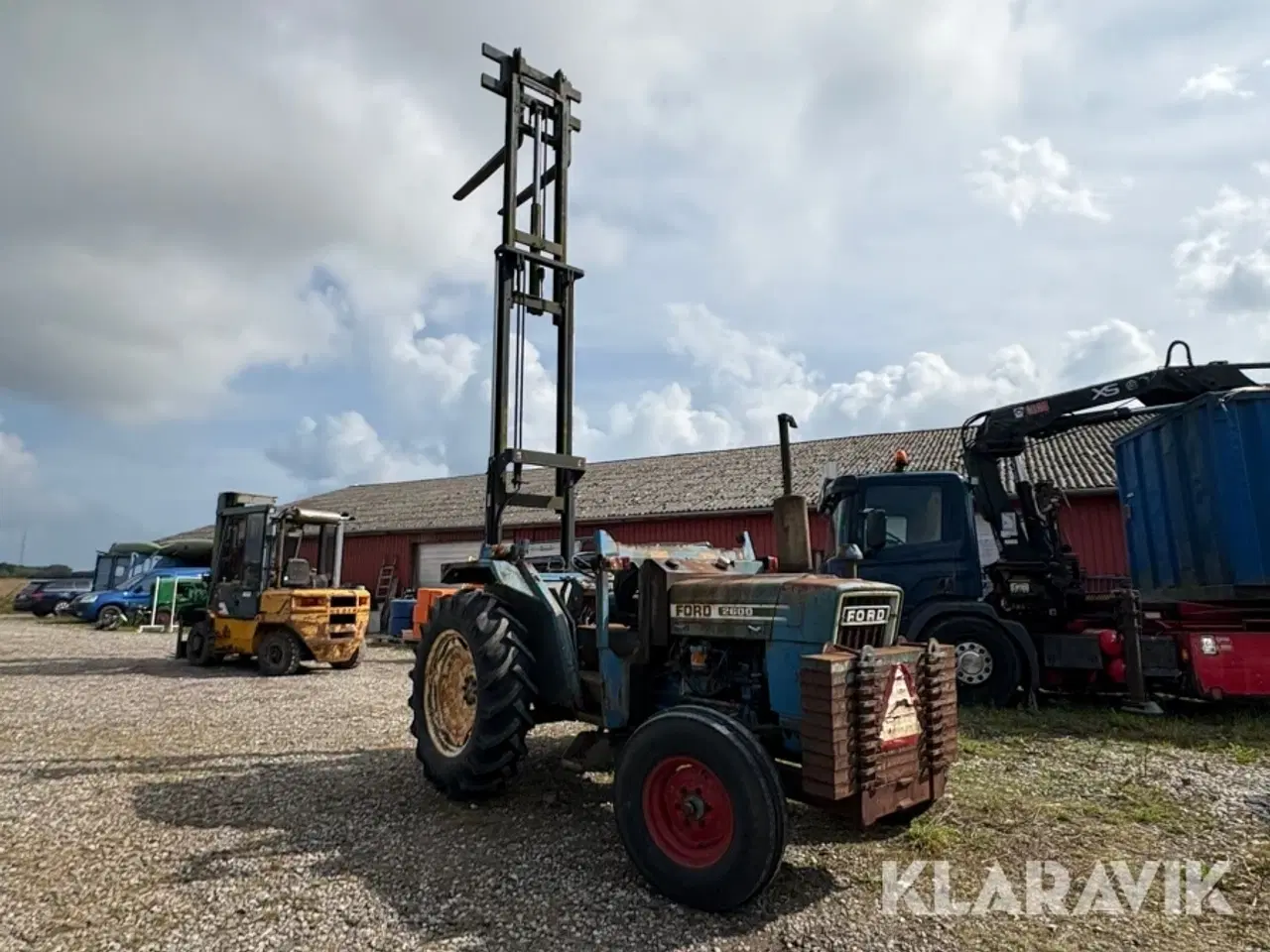 Billede 2 - Traktor Ford 2600 med byggelift