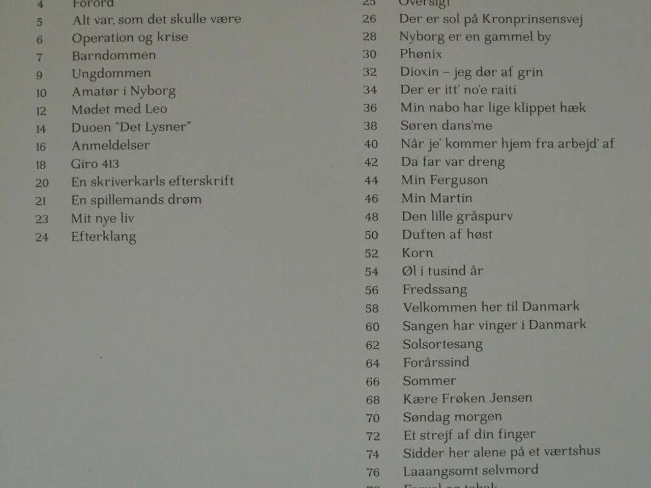 Billede 2 - det lysner - for alvor. klavs historie klavs sange