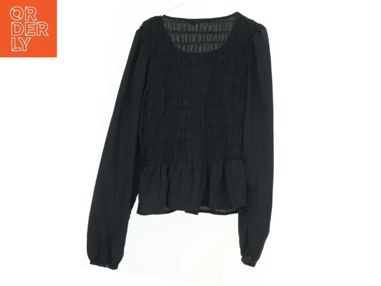 Billede 2 - Sort langærmet bluse fra Pigalle (str. XS)