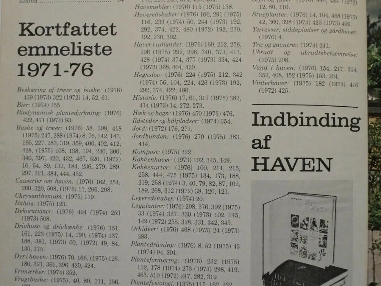 Billede 5 - haven 1976 76. årgang, red. af aage gylling