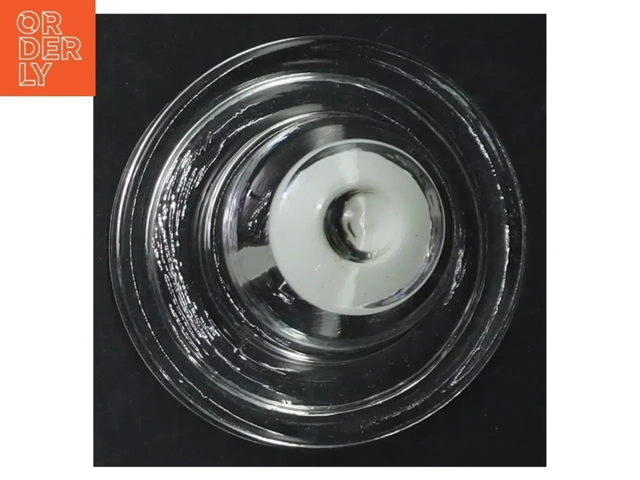 Billede 4 - Glasknob med rund sokkel (str. Ø 9 cm)