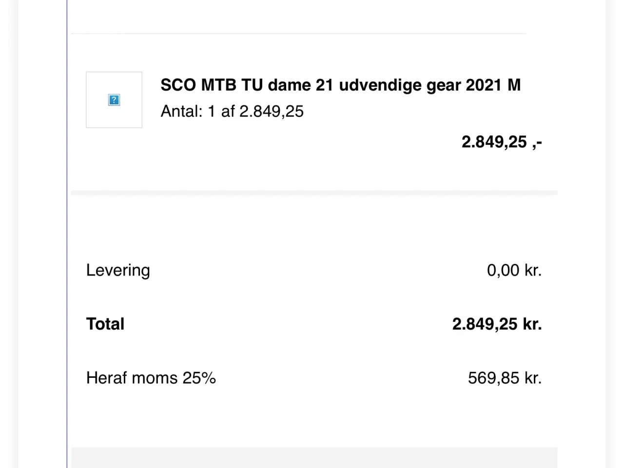 Billede 6 - SCO MTB TU, 27.5 dame, velholdt og velkørende.
