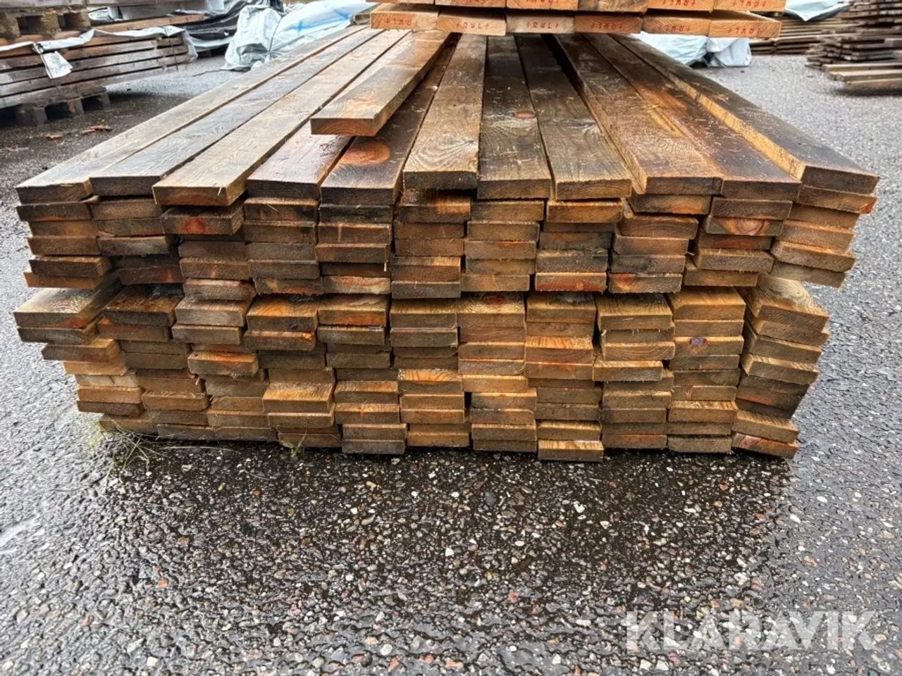 Billede 2 - Forskalling 25x100x5500 mm cirka 165 styk