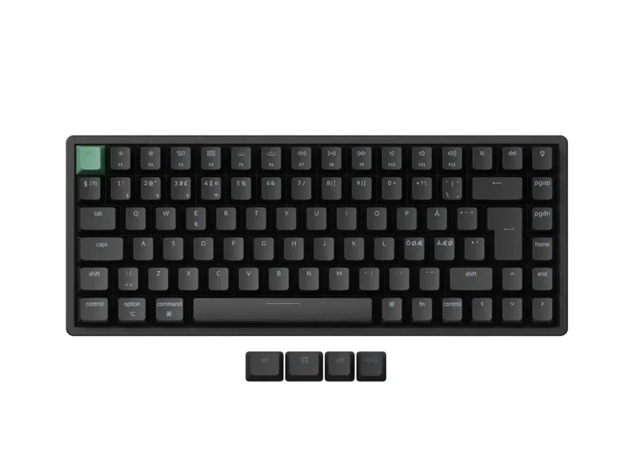 Billede 3 - Keychron K2 HE Mekanisk Tastatur | Steelseries mat