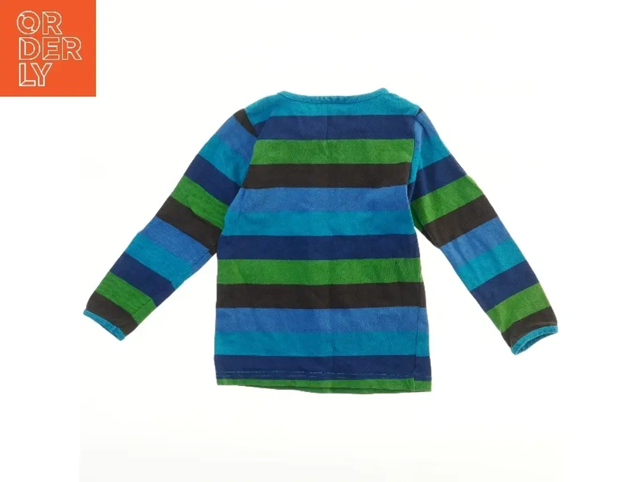 Billede 2 - Langærmet stribet trøje fra Småfolk (str. 92)