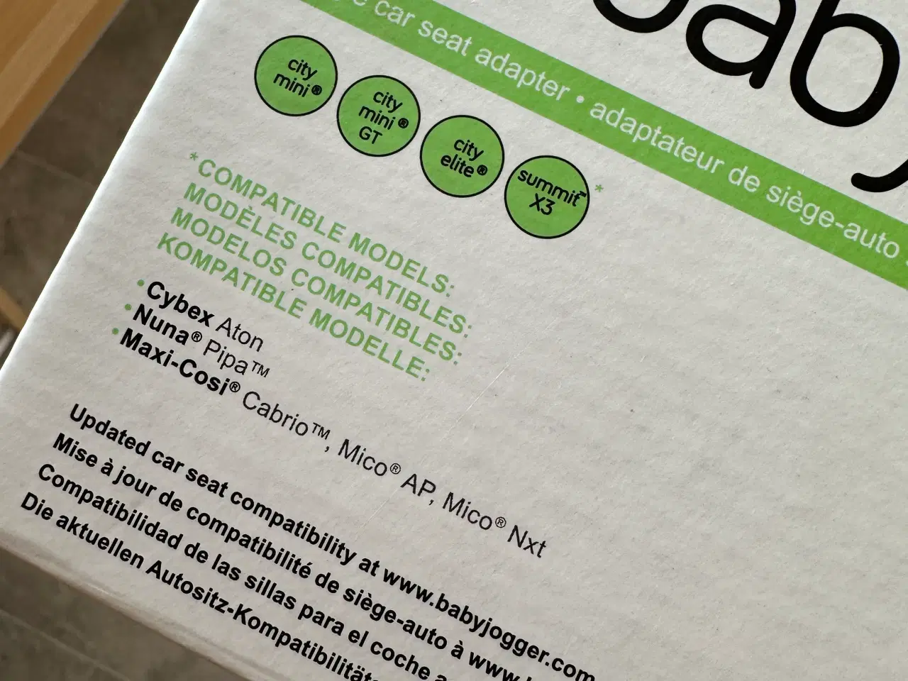 Billede 2 - Originale babyjogger adaptere til autostol