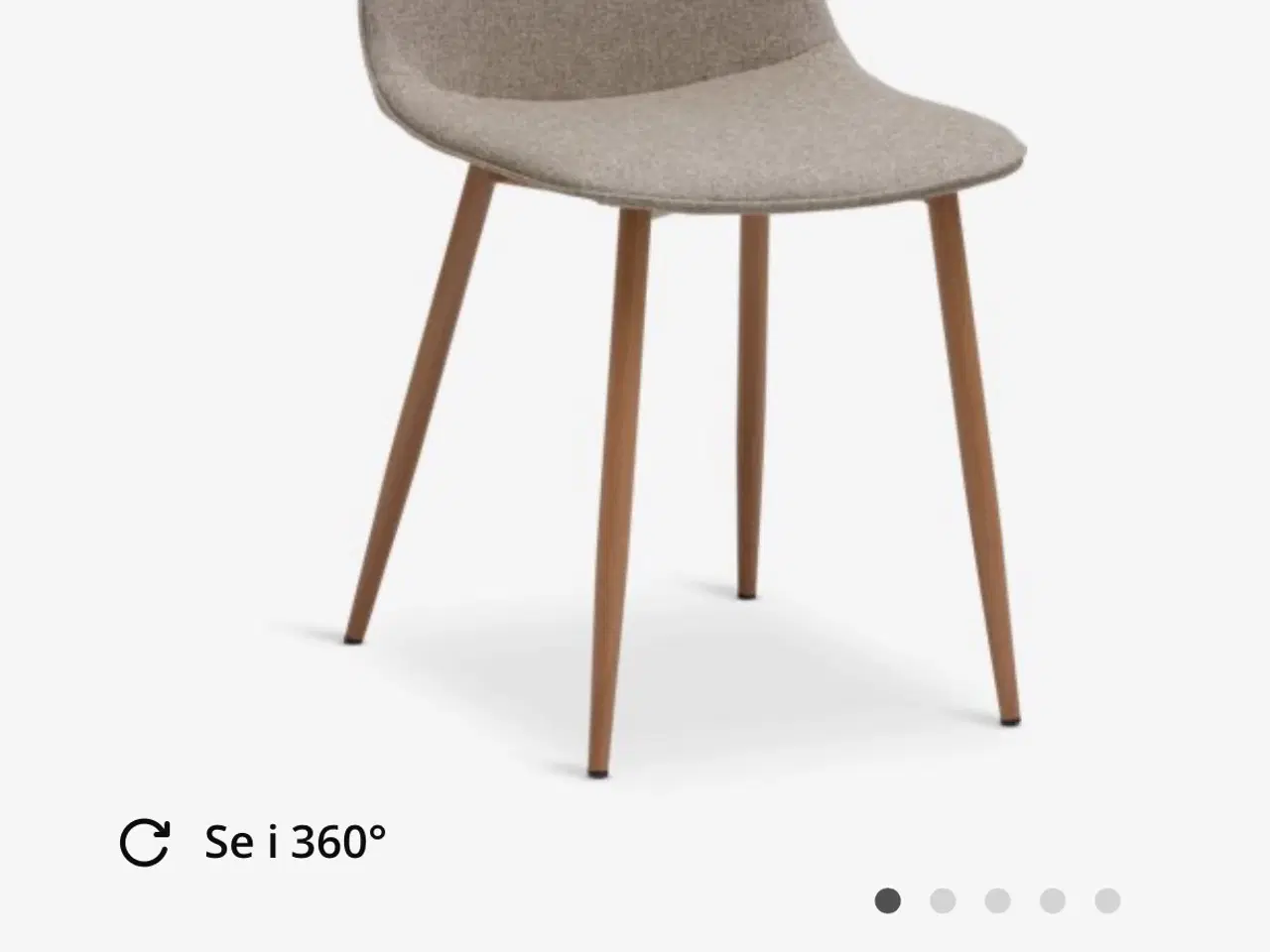 Billede 9 - Spisebordsæt ROSLEV eg natur/sort
