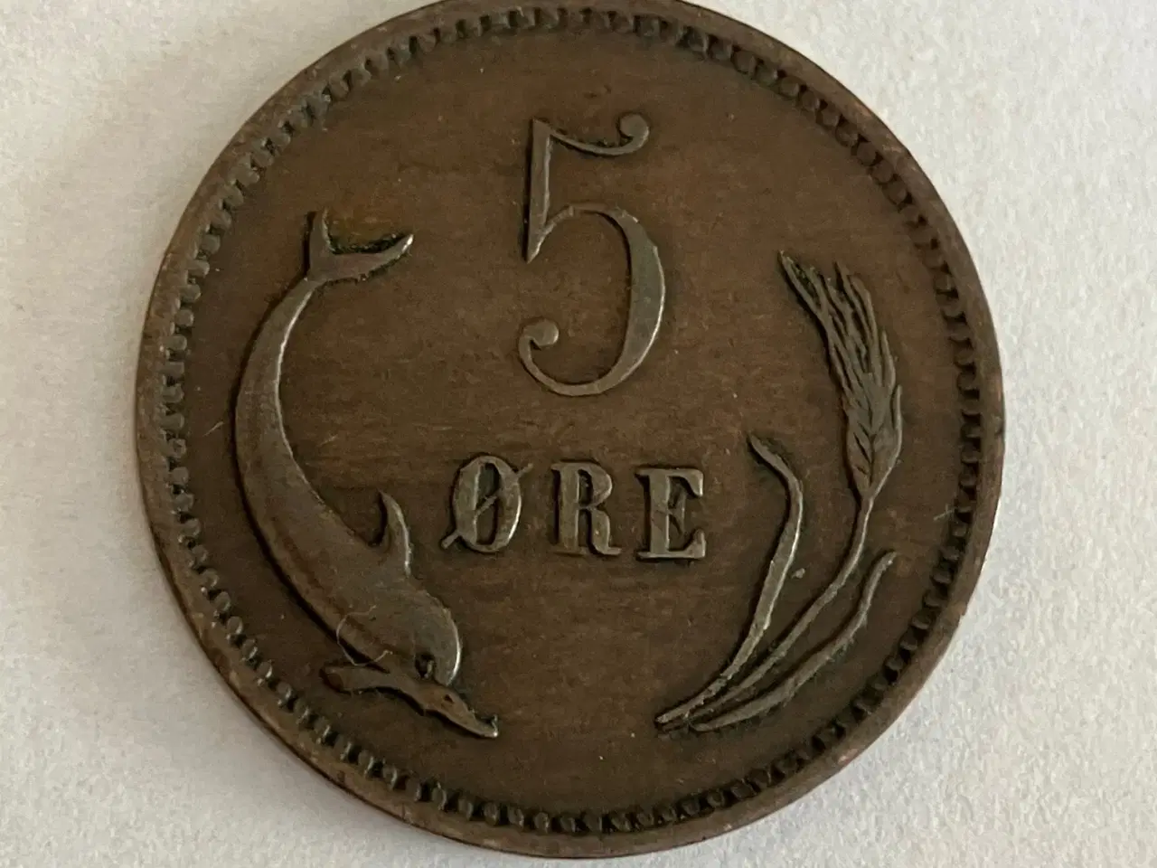 Billede 2 - 5 Øre 1899 - Pæn