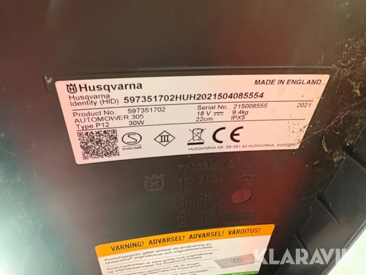 Billede 5 - Robotplæneklipper Husqvarna Automover 305