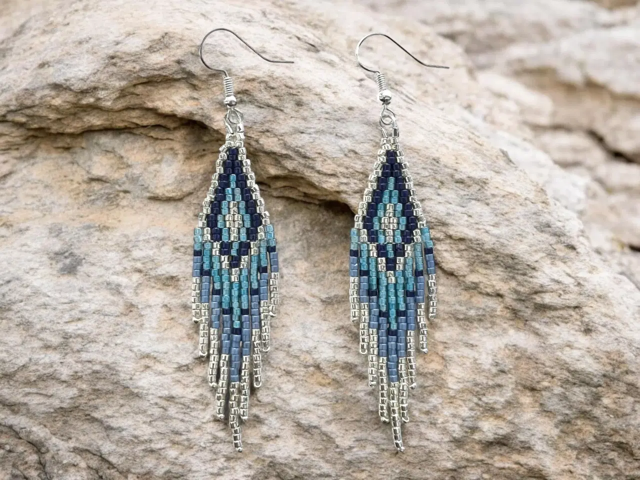 Billede 3 - Grønlandske perle øreringe 