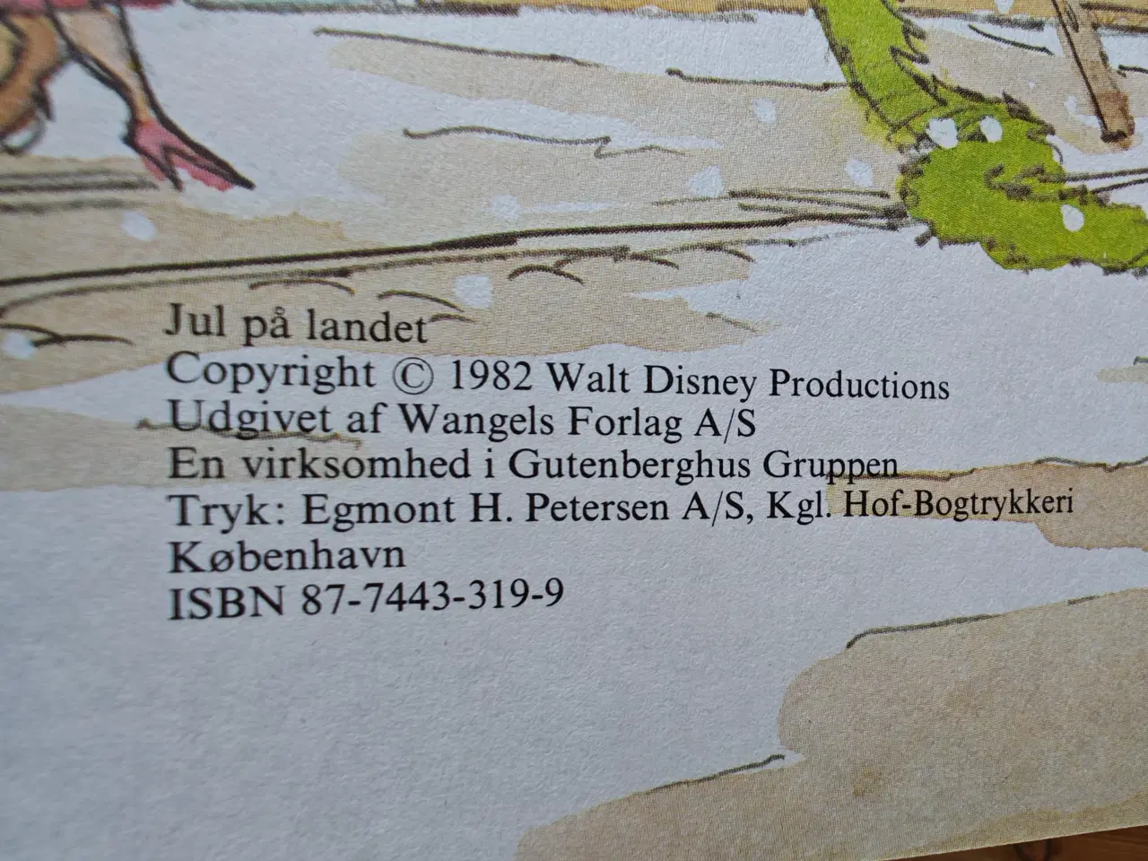 Billede 2 - Walt Disney Jul på Landet bog fra 1982