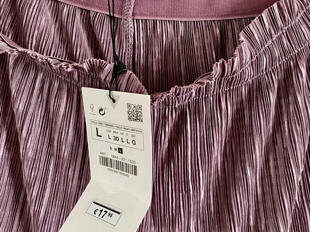 Billede 2 - To par krinklet bukser i str. L fra Zara