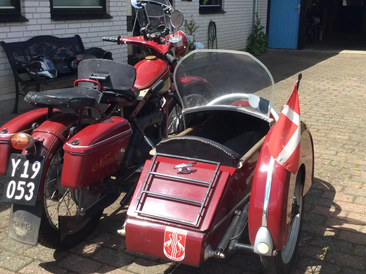 Billede 3 - Nimbus med sidevogn årg. 1953