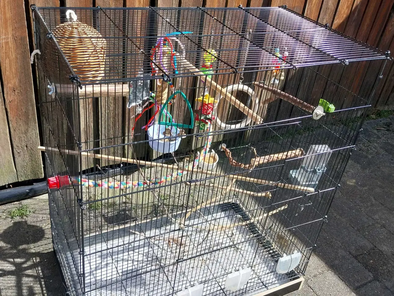 Billede 10 - Fuglebur 86 x 76 x 45 cm