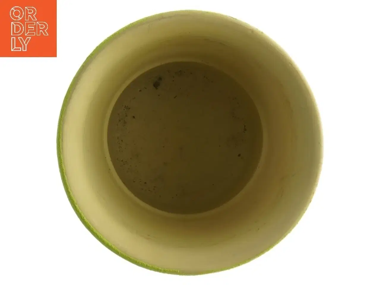 Billede 3 - Grøn Keramik Urtepotteskjuler (str. 10 x 11 cm)