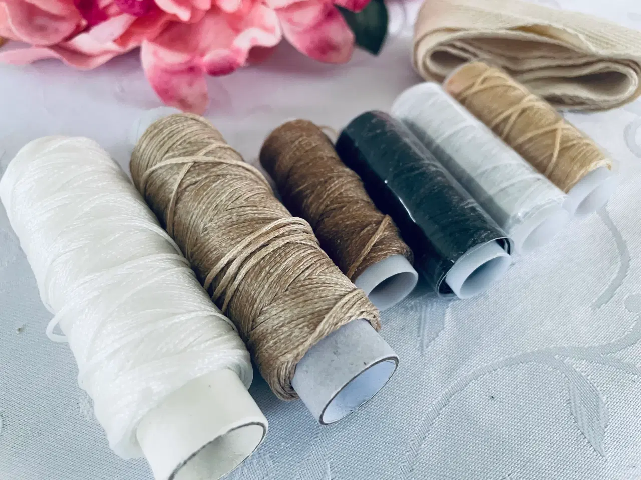 Billede 2 - Blandet tråd med voks