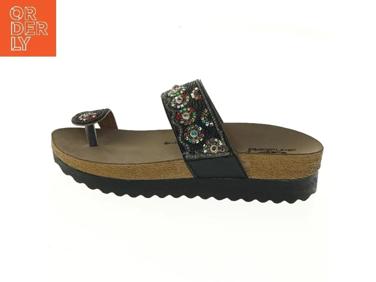 Billede 1 - Dekorerede damesandaler (str. 38 )