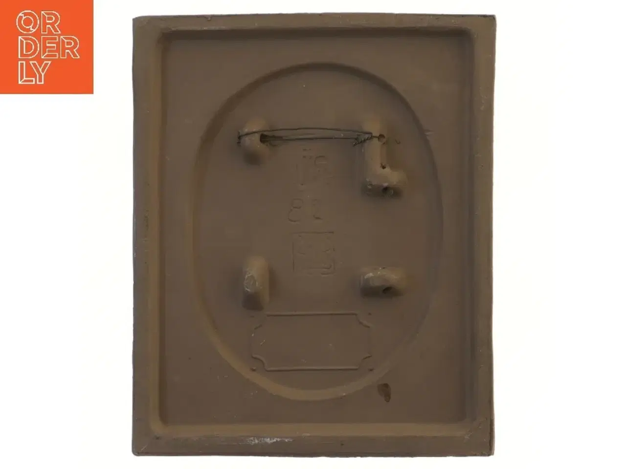 Billede 2 - Keramisk Joe vægplakette med blomster fra JIE (str. 23x18 cm)