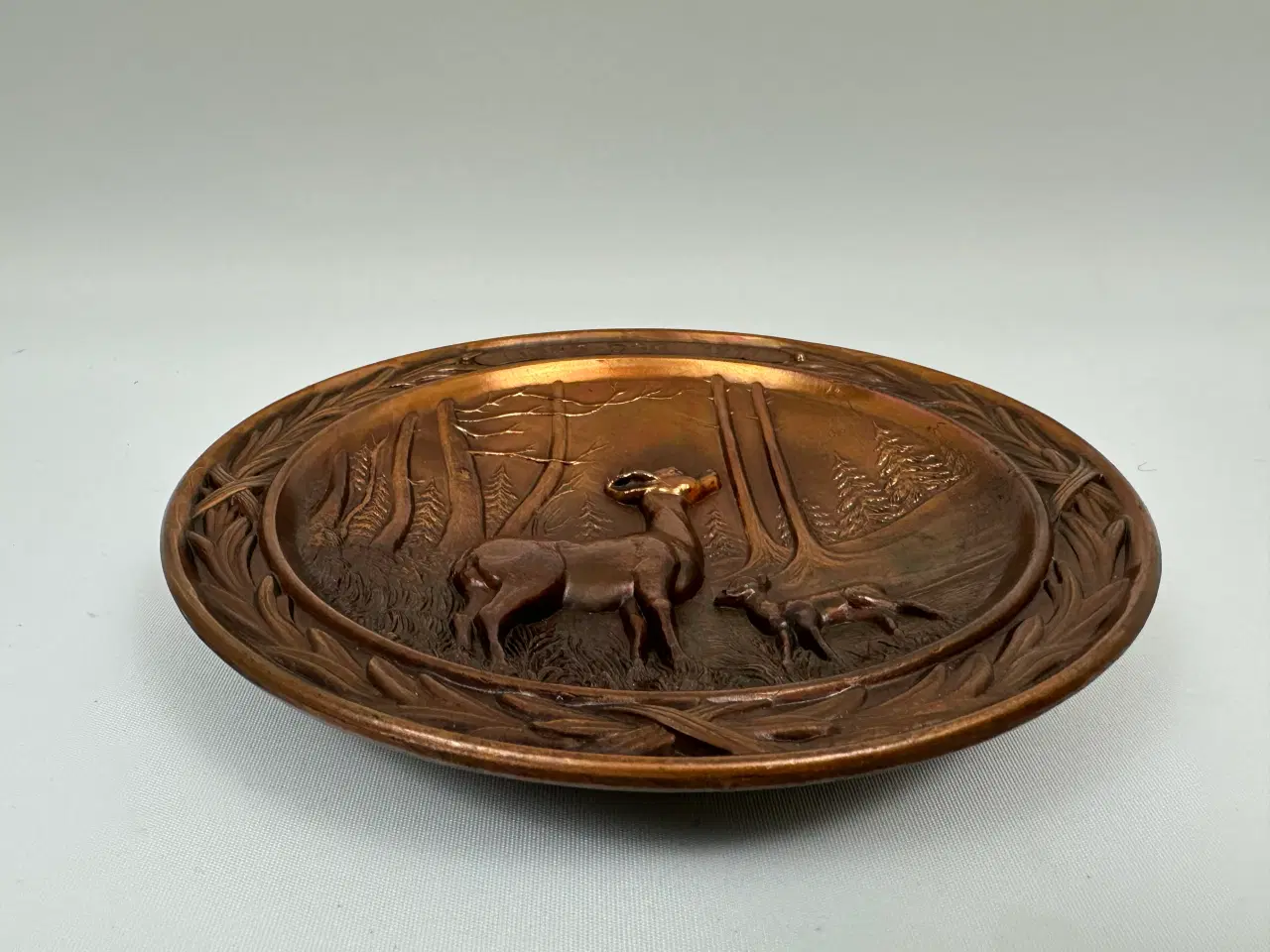 Billede 1 - Vintage bronze platte 'Mors dag 1971'