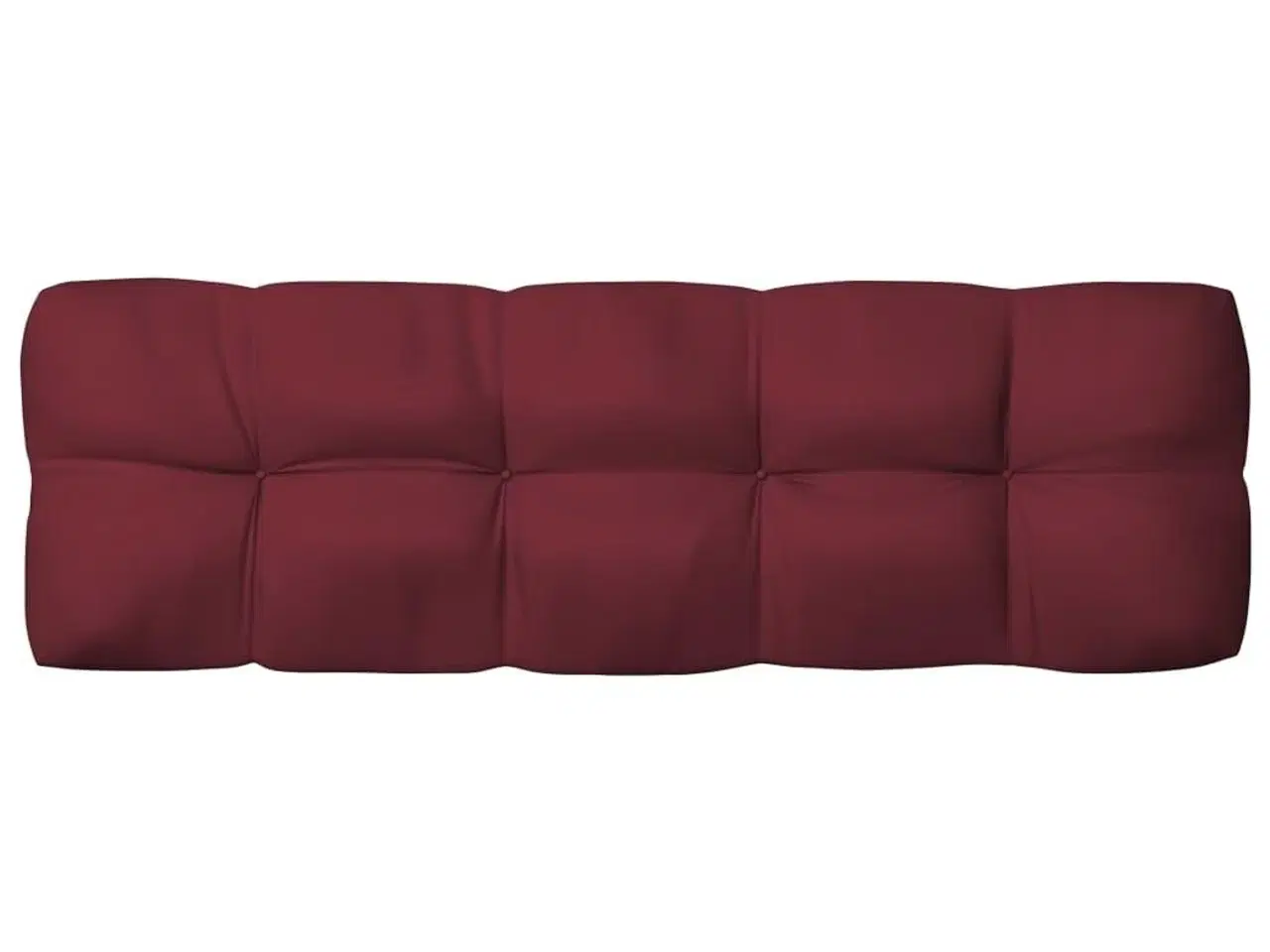 Billede 5 - Hynder til pallesofa 7 stk. stof vinrød