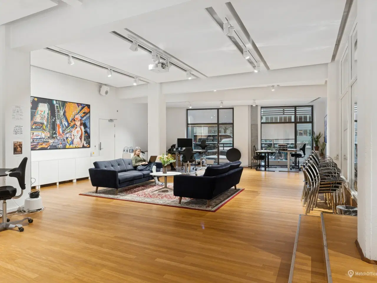 Billede 4 - Bliv en del af B!NGS: Lyst og moderne kontorlejemål med høj loftshøjde og privat terrasse